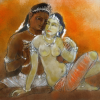 Mithuna Couple (after Ajanta mural)