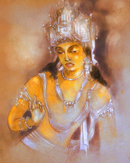 Vajrapani (after Ajanta mural)